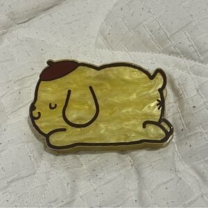cute pompompurin sanrio hair clip claw clip